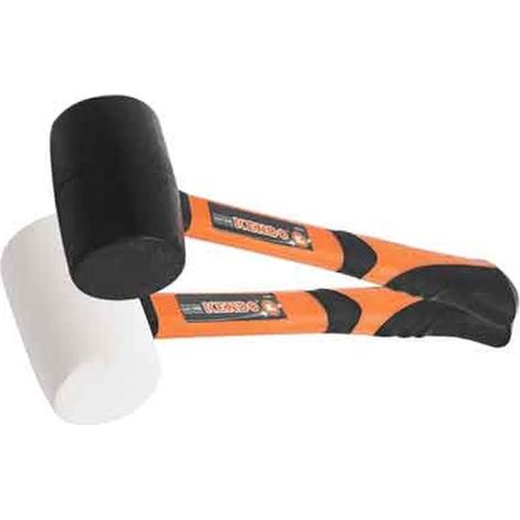 MAZZUOLA IN GOMMA M. FIBRA KENDO 450 gr - colore nero