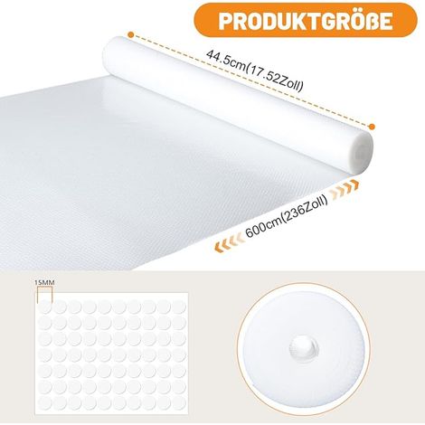 Drawer Mats EVA Waterproof for Shelves Kitchen Drawers Refrigerator Clear