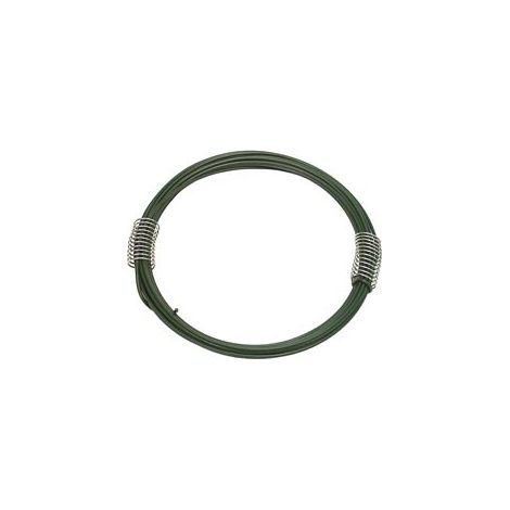 FILO FERRO ZINCATO E PLASTIFICATO VERDE- - n° 2 filo  EE ¸ mm.07 mt.40 - 30 matassa T-REX