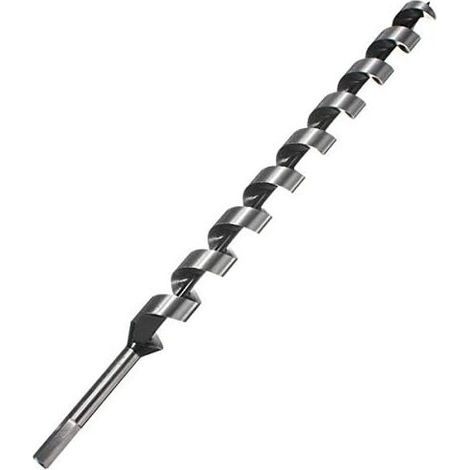 Broca helicoidal de vástago hexagonal de 460 mm con punta de centrado para madera, herramienta de perforación en espiral de 10 mm - Crezuo