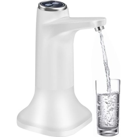 Distributeur de bouteilles d'eau avec pompe à eau électrique automatique rechargeable par USB pour le bureau et l'école (1/5)
