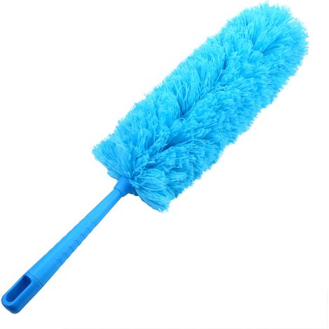 Nettoyant anti-statique en microfibre lavable pour meubles et voiture (bleu ciel) (1/5)