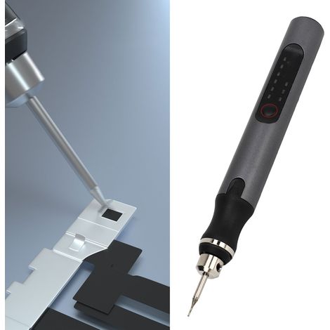 Wiederaufladbarer Polierstift über USB, elektrischer Polierstift mit einstellbarer Geschwindigkeit, Mini-Poliermaschine, elektrischer Mini-Jade-Schnitzstift, Gravierstift. (1/5)