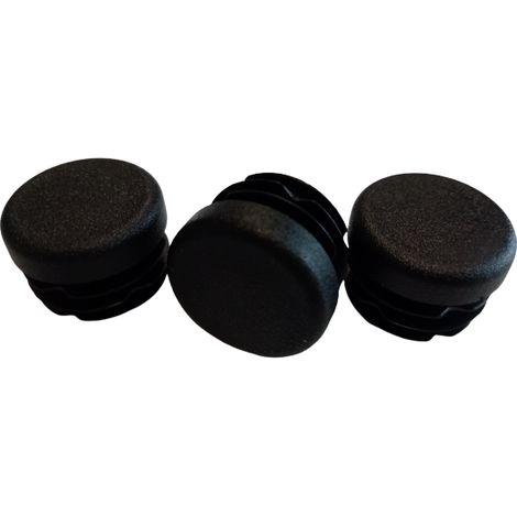 Tappo interno per profilo tubolare, 16 mm, 50 pezzi, nero (1/5)
