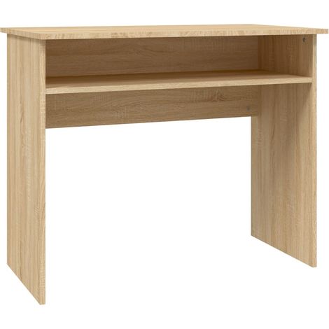 Desk Sonoma Oak 90x50x74 cm Engineered Wood vidaXL