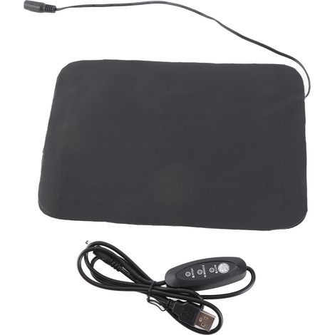 Tapis chauffant pour semis, 3 réglages de température, en cuir PU, coussin chauffant hydroponique pour plantes d'intérieur, type 1522 (22,1 x 15,7 cm / 8,70 x 6,18 pouces) (1/5)