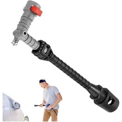 Lance D'arrosage Haute Pression Pour Nettoyage Voiture,Tête de Pulvérisateur pour Tuyau Lavage - d'Arrosage Multifonctionnel des Allées, Clôtures, Terrasses et Jardins (1/5)