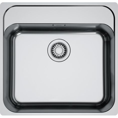 Franke Einbaubecken Smart SRX 210-50 A Edelstahl, Drehknopfventil (1/3)