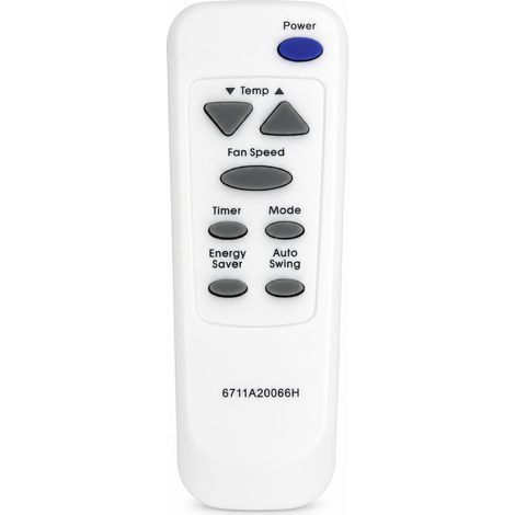 Mando a distancia para aire acondicionado compatible con LG, modelo 6711A20066H (1/5)