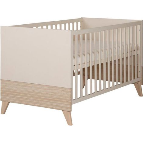 Lit évolutif ROBA SIDNEY 70 x 140 cm Cashmere / Chêne (1/5)