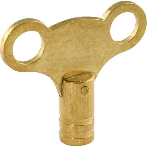Laiton clé de radiateur, purge d'air de radiateur, convient à la plupart des radiateurs (1/5)