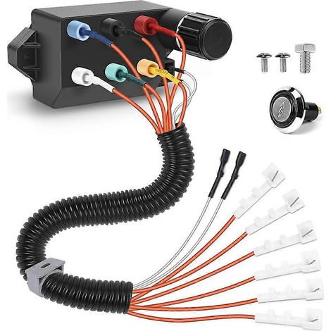 Bouton d'allumage 66356 pour barbecues à gaz Weber Genesis II 610 kit d'allumage pour modèles Genesis II E-610 (1/5)