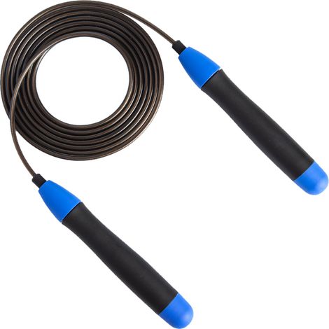 Corde À Sauter - Câble Acier Gainé - Roulements À Billes - Poignées Aluminium - Ajustable Sans Couper - 1 Pièce (1/5)