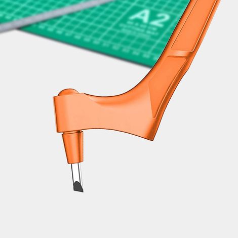 Bastelwerkzeuge: Präzisionsmesser aus Edelstahl mit 360° drehbarem Schneidwerkzeug für Kunst, Scrapbooking und Schablonen (schwarz) (1/5)