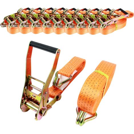 10x Spanngurte mit Ratsche Zurrgurt 2-tlg 10m 5t 5to 5000kg TÜV/GS (1/5)
