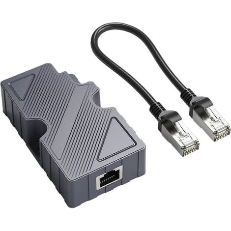 Kit adaptateur Ethernet Starlink Dishy V2 vers RJ45 avec injecteur PoE T568B broche 10 (1/4)
