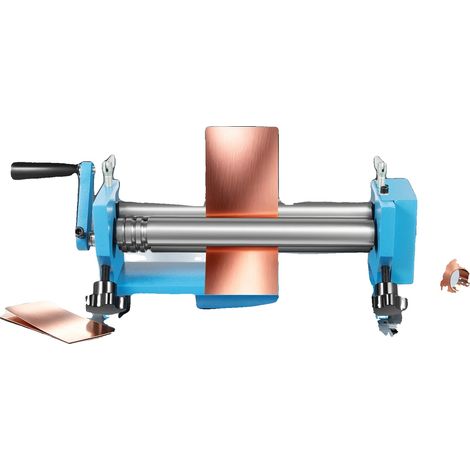 Rollenbiegemaschine, 45 Stahl, 481717,5 mm Abmessungen, maximale Walzstärke 1 mm, minimaler Walzdurchmesser 32 mm, minimale Breite der Walzplatte (1/5)
