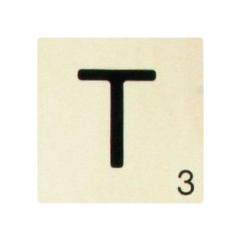 Objet décoratif - CTOP - T - 10 x 10 cm - Marron - Bois massif (1/2)