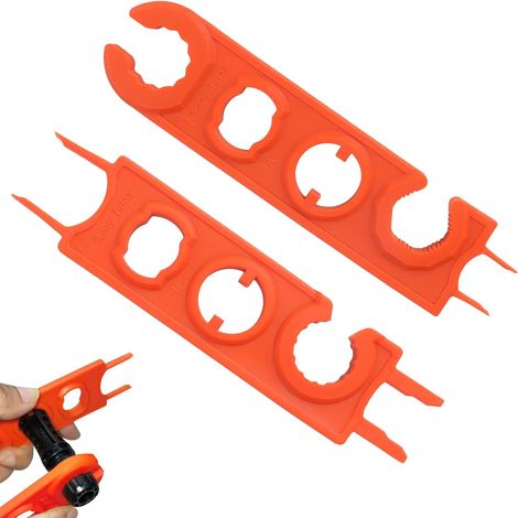 2Pcs MC4 Solar Upgrade Schlüssel Solar Sockel Montage Werkzeug Steckschlüssel Stecker Plug-in Release Werkzeug Orange