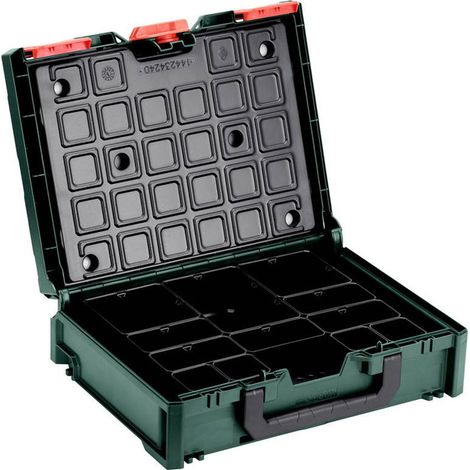 Metabo metaBOX 118 Organizer 626897000 Valigia per elettroutensili ABS Verde, Nero (L x A x P) 396 x 118 x 296 mm (1/5)