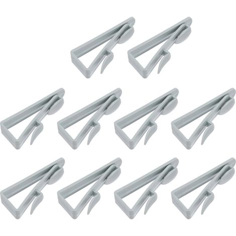 Baluue 10 Piezas Ganchos Colgantes para Puerta de Gabinete (1/5)