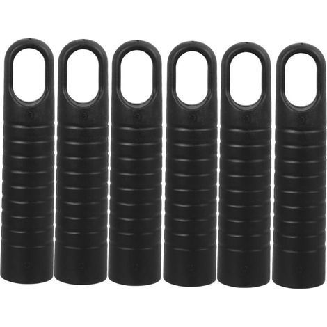 6 Pack Telescoping Mop Handles Dustpan Tip Cleaning Accessory Replacement Handle Mop Head Caps Dustpan Tip (1/5)