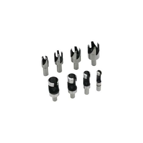 8-teiliges Set Holzdübelbohrer 6 mm/10 mm/13 mm/16 mm, mit Kegel- und Klauenbohrern - Crezuo