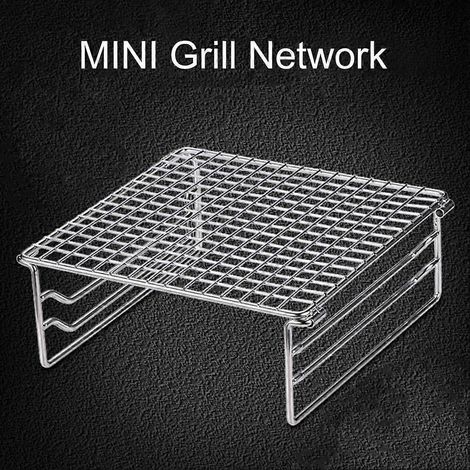 Mini support de barbecue pliable et portable en acier inoxydable pour les activités de plein air (1/5)