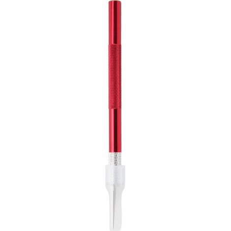 Couteau de précision pour artisanat, lame en acier inoxydable et manche en aluminium, idéal pour le découpage papier et projets DIY. (1/5)