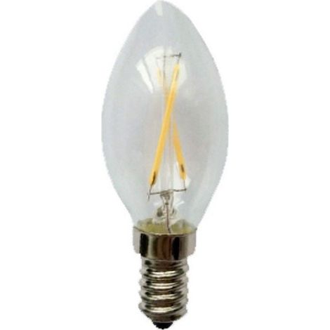 Bombilla Vela Filamento LED E14 1,5W en Colores