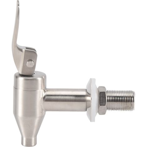 Sostituzione dei rubinetti dell'acqua nei distributori di bevande, in acciaio inox lucidato.