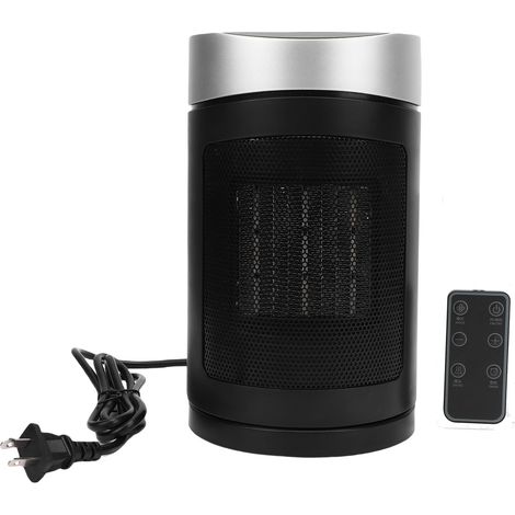 Radiateur électrique 1500W PTC avec écran tactile, oscillation 70°, télécommande, silencieux et portable, chauffage rapide pour bureau et maison (1/5)