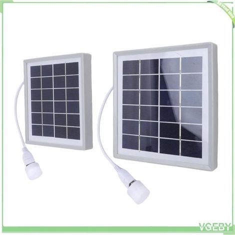 Fafeicy chargeur de panneau solaire USB 2 pièces panneau solaire monocristallin USB chargeur de panneau solaire sport auvent Gris (1/5)