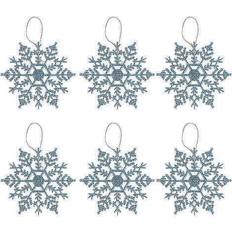Les nouvelles décorations flocons de neige (12 pièces)