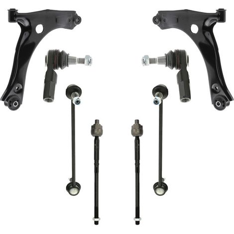KIT BRACCIO OSCILLANTE 8 PEZZI COMPATIBILE CON FORD TOURNEO CUSTOM V362 Autobus (F3) 2.0 / Kit Sospensione Completo OE/OEM / Bracci Oscillanti + Testine Sterzo / Sostituzione Diretta OEM