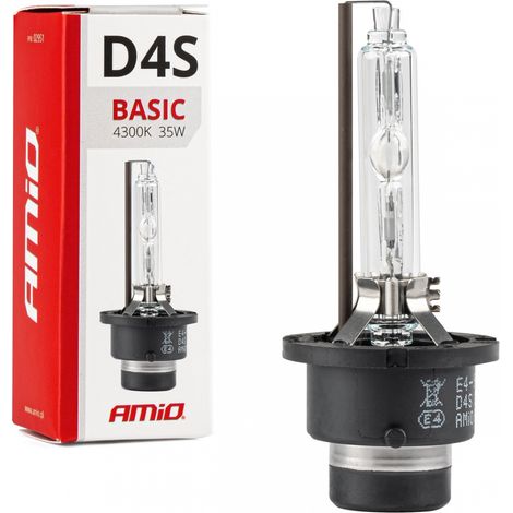 Bombilla de xenón con filamento D4S de 35 W y 4300 K AMiO basic amio-02950 (1/4)