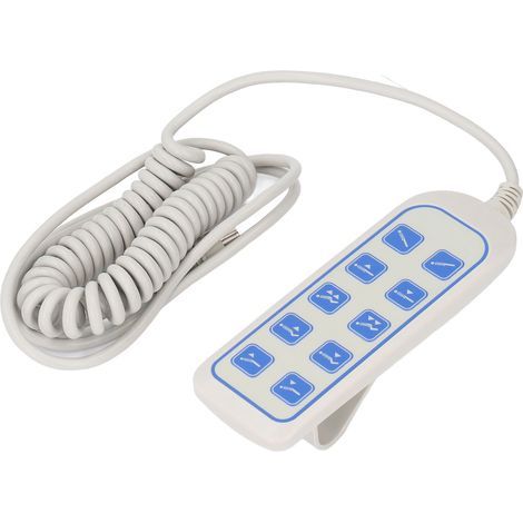 Contrôleur de Main de Chaise Élévatrice IP66, Télécommande de Lit de Soulèvement, Contrôleur de Tige de Poussée Électrique avec Prise de 8 Broches 9 Noyau (1/5)