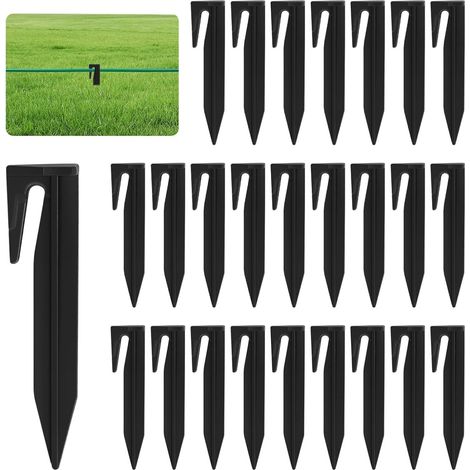 Piquets fil - Robot tondeuse - Tondeuses robotisées, tente, camping - Lot de 250 (1/5)