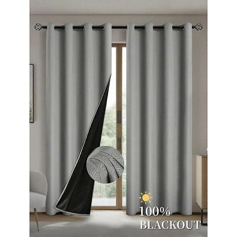 Rideaux occultants thermiques roses pour salon, chambre, cuisine, décoration intérieure (1/5)