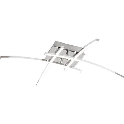 Plafonnier LED moderne 24W chrome Rabalux Alexis 4000K