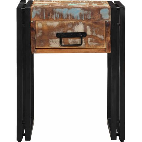Maison Exclusive - Beistelltisch 40 x 40 x 50 cm Massives upgecyc