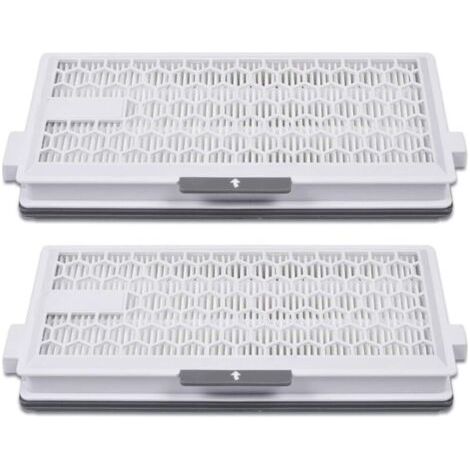 Pair Filtre Aspirateur Air Clean Plus 50 pour Miele Complete C3 Powerline S8340 Filtre d'aspirateur, Air Clean SF HA 50 pour Complete C2 C3 Compact C1 C2, lot de 2