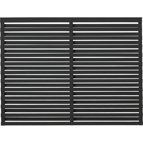 Plus Zaun Osaka 180 x 136 cm RAL 9005 Schwarz (1/3)