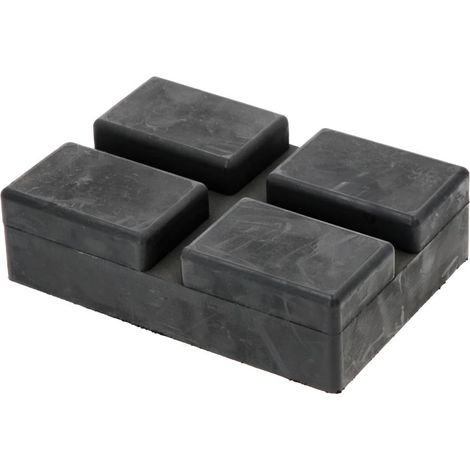 Tampone in gomma ks tools 160.0602 antiscivolo robusto 128x89x35mm