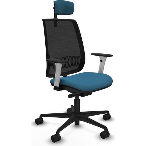 Sedia da ufficio piqueras y crespo Alares Traslack bianco schiuma (1/2)