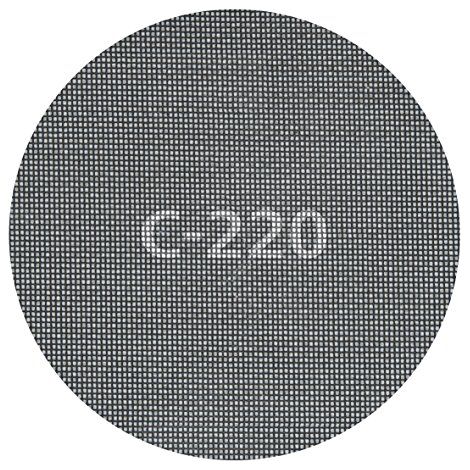 Wolfcraft 5 abrasivi retinati velcrati, grana 220, diametro 180mm - 5616000 (1/4)