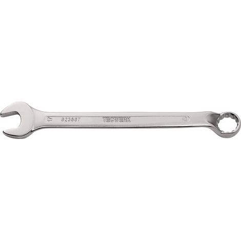 Clé à fourche annulaire SW 8mm L.124mm Forme B Acier CV TECWERK (1/3)