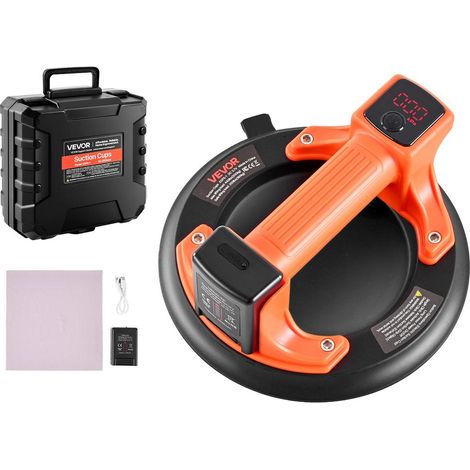 Ventouse Électrique Carrelage 203 mm Levage 200 kg Ventouse Vitre avec Écran Numérique EGPS-1 (1/5)