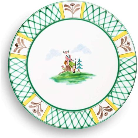 Gmundner Keramik Jagd, Assiette plate Cup (Ø 28cm) (1/2)