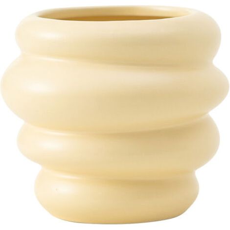 BUNTHAUS Organisateur de pinceaux de maquillage – Boîte à pinceaux et accessoires – Céramique – Blanc (1/2)